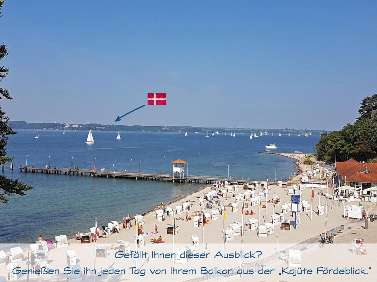 Fewo1846 Intermar - Kajuete Foerdeblick - Familienfreundliches Studioapartment Mit Balkon Und Meerblick Glücksburg Exteriér fotografie